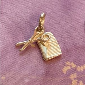 Links of London scissors and comb Charm